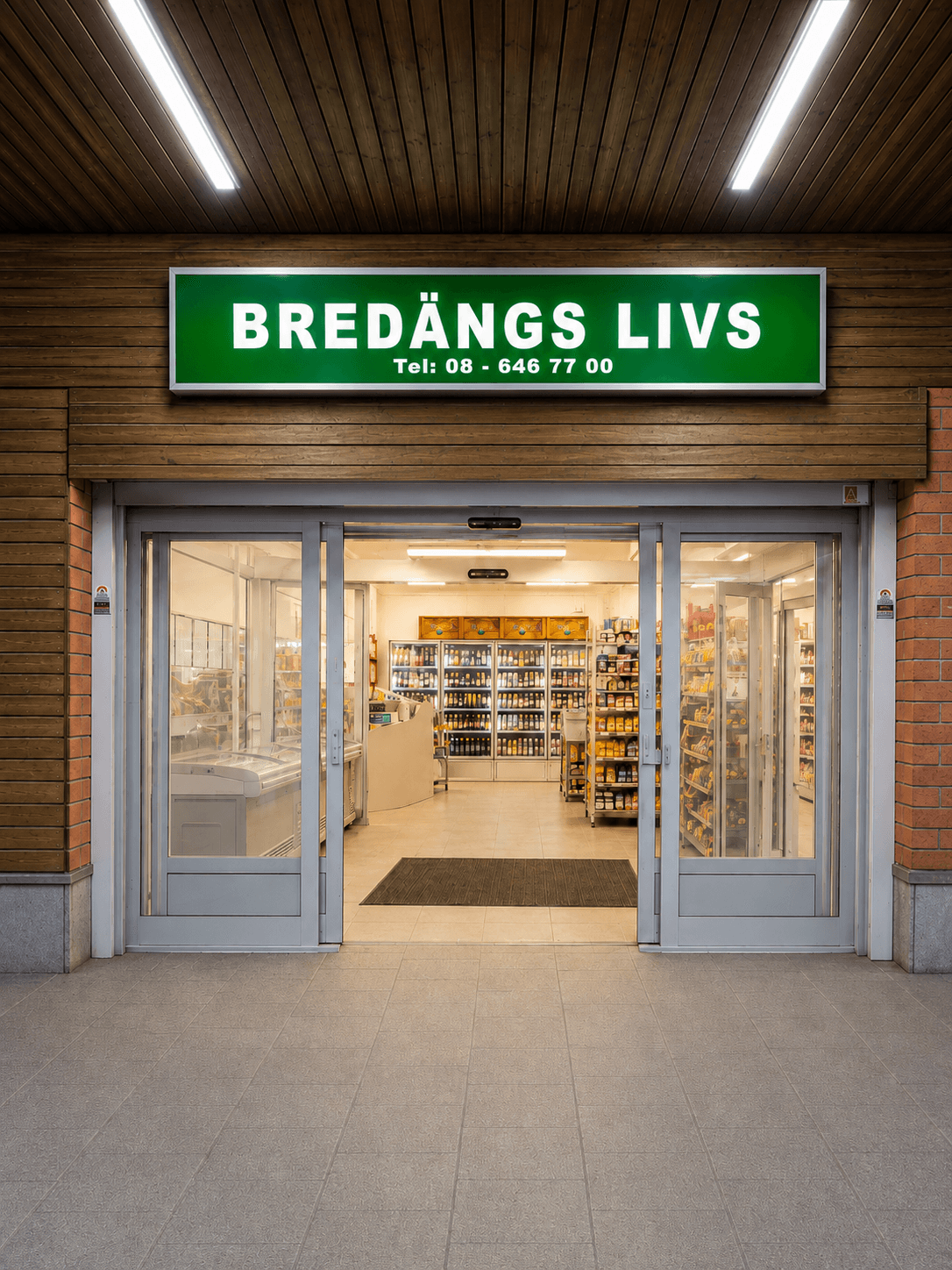 Bredängs Livs butik på Bredängstorget