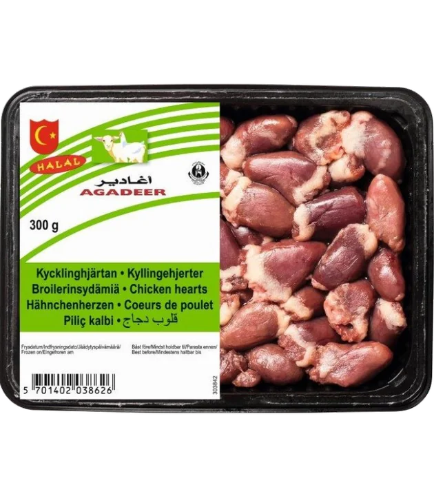 Agadeer Kyckling Hjärta 300G